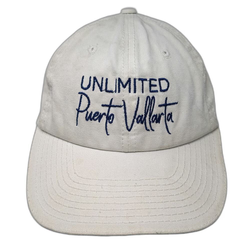 Invasion Baseball Cap White One Size Puerto Vallarta Unlimited Vacation Club Hat